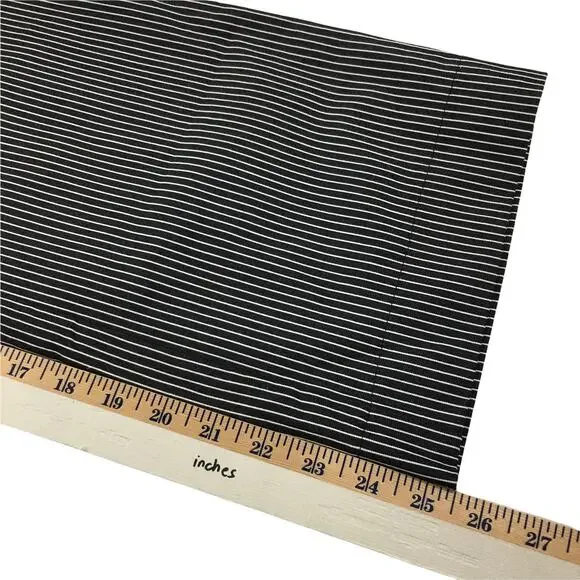 Nwt Jones New York Signature Black White Stripe Ankle Pants Size 4 - Picture 11 of 14